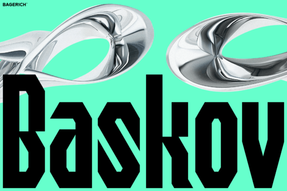 Baskov: The Cyber-Industrial Typeface Redefining Modern Design