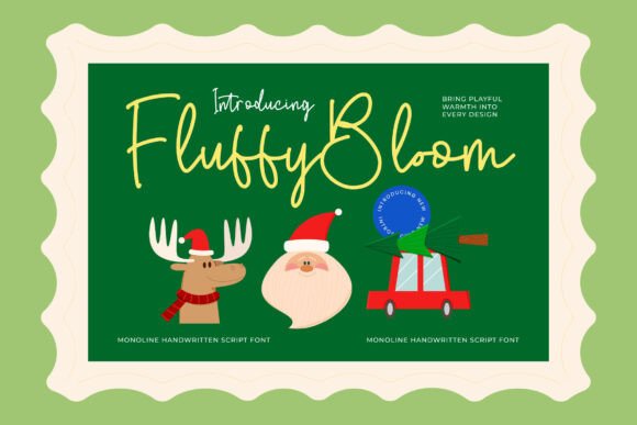 Bring Playful Warmth with Fluffy Bloom Font