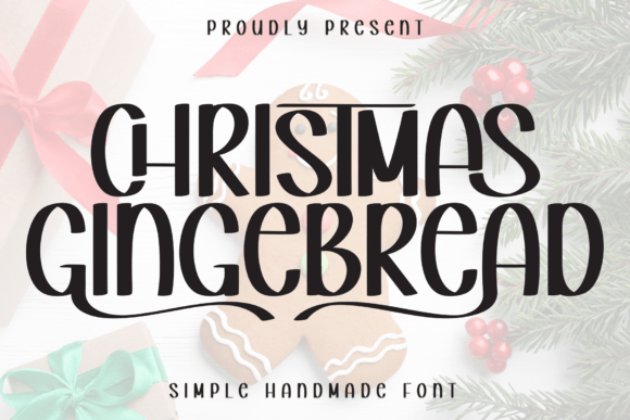 Christmas Gingebread: A Sweet and Whimsical Font for Your Creative Projects