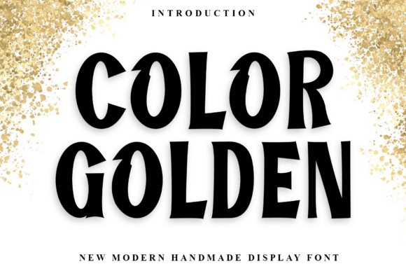 Color Golden: Elevating Modern Design with Bold Typography