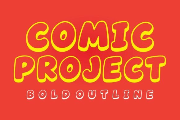 Comic Project: A Bold and Playful Font for Creative Designs