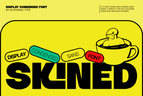 Command Attention with Skined: A Bold Typography Choice