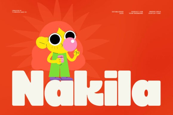Discover Nakila: A Bold and Memorable Display Font