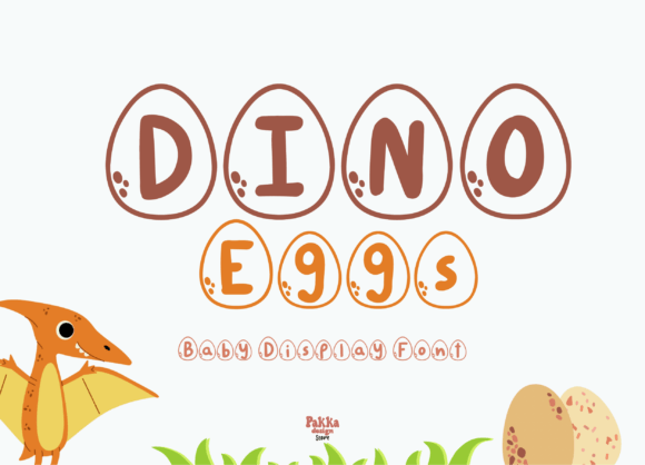 Discover the Charm of Dino Eggs: A Font for All Ages
