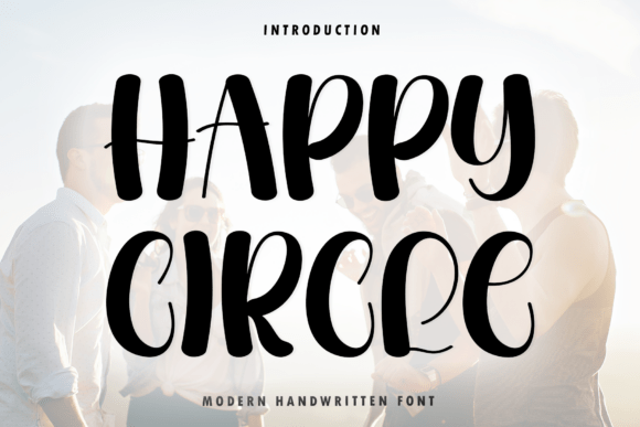 Discover the Elegance of Happy Circle: A Modern Handwritten Script Font