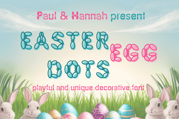 Easter Egg Dots: A Charming and Playful Font for Spring Celebrations
