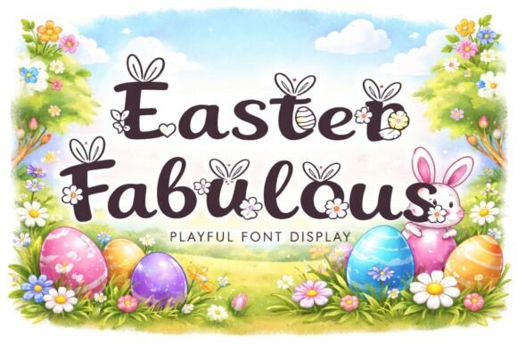 Easter Fabulous: A Unique and Fun Display Font