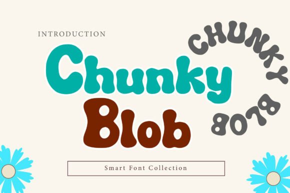 Embrace the Playful Charm of Chunky Blob Font