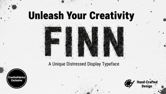 Exploring Finn: A Bold and Expressive Display Font with Distressed Texture