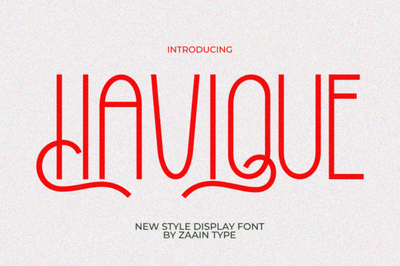 Havique: A Modern Sans Serif Font for Contemporary Design