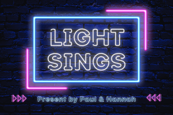 Illuminate Your Designs with Light Signs: A Modern Neon-Inspired Font
