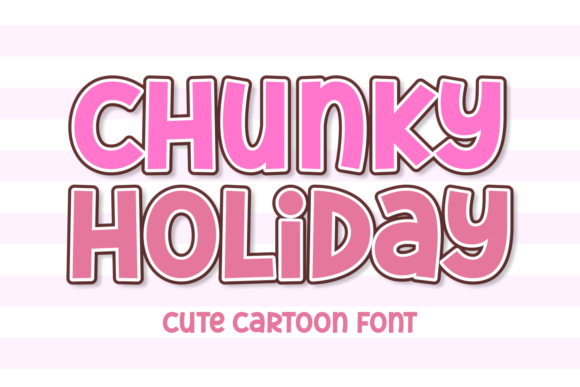 Inject Fun with Chunky Holiday: A Festive Font