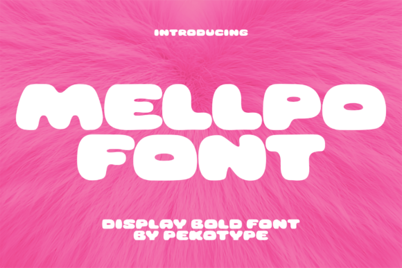 Make Your Designs Pop with Mellpo's Playful Font