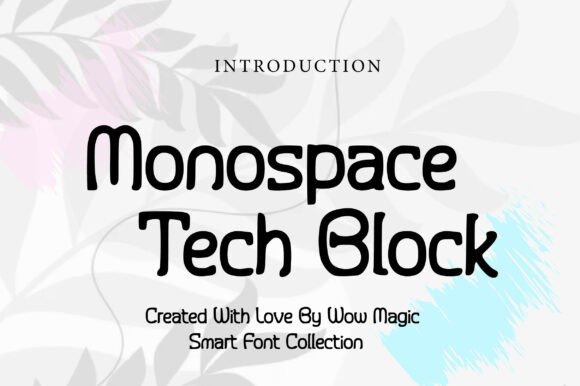 Monospace Tech Block: A Modern and Innovative Font for Tech Branding