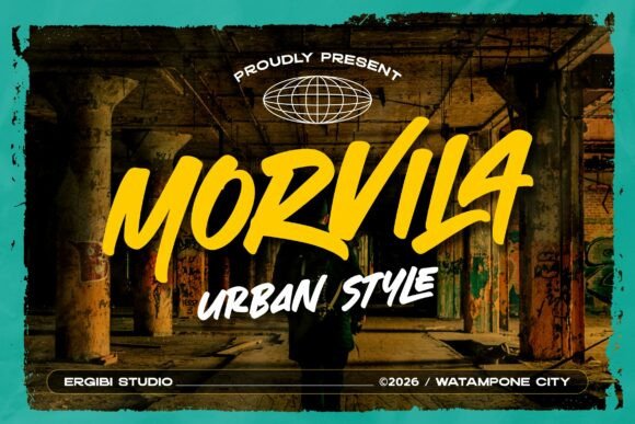 Morvila: A Bold and Smooth Urban Typeface