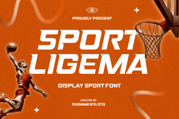 Powerful Sport Ligema Font for Dynamic Designs