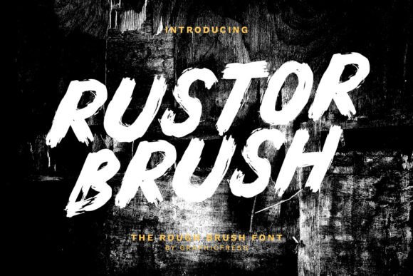 Rustor: Embrace the Imperfect Beauty of Hand-Painted Lettering for Bold Impact