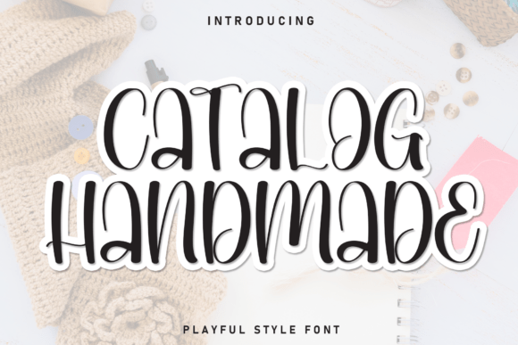 Unleash Creativity with Catalog Handmade Font
