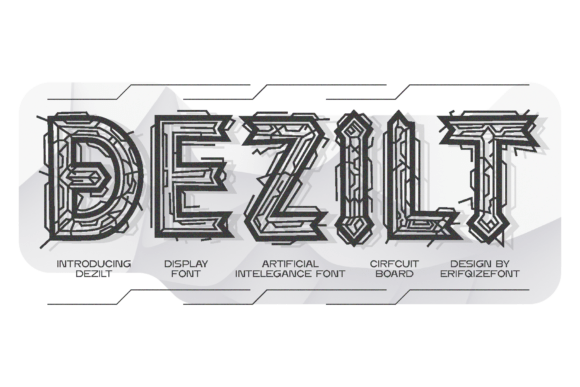 Unleashing the Power of Dezilt: A Futuristic Display Font for Modern Creators