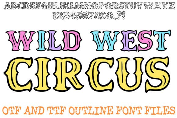 Wild West Circus Font: A Blend of Theatrical Flair and Rugged Charm