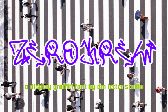 Zerokrew: The Bold Urban Graffiti Display Font